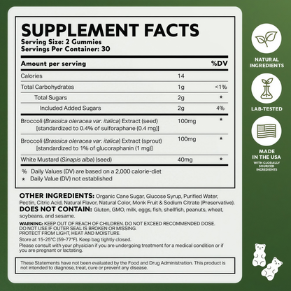 NEUROBROCC  SULFORAPHANE GUMMIES